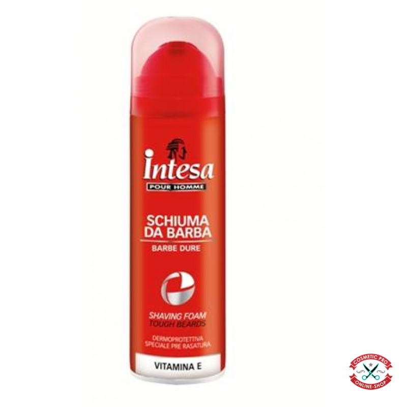 Піна для гоління Вітамін Е/Деревна-Intesa Classic Red